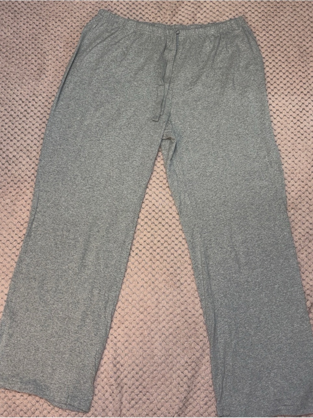 Bobbie Brooks Men's Gray Drawstring Lounge Pants